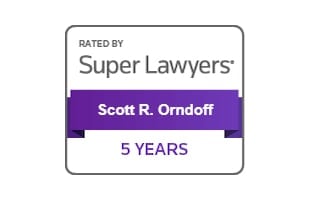 Rated By Super Lawyers | Scott R. Orndoff | 5 Years